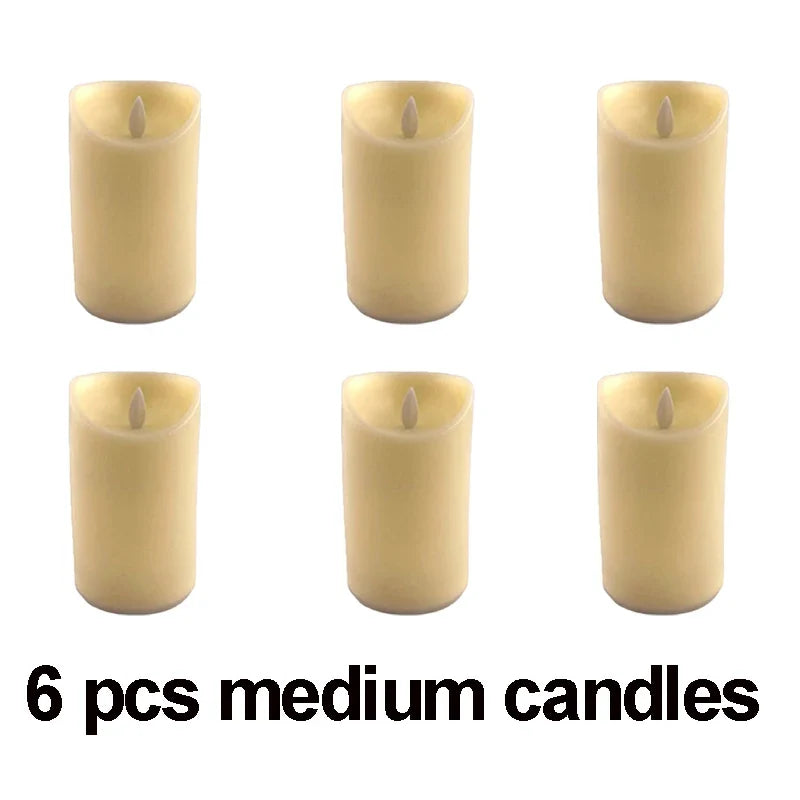 Moving-Flame LED Candles