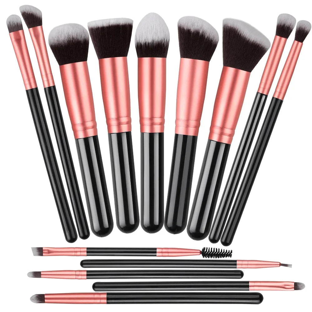 Makeup Brush Set – 14 or 16 Pieces