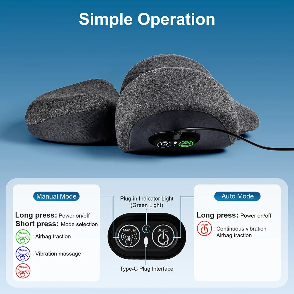 Electric Neck & Shoulder Massage Pillow