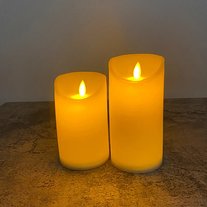 Moving-Flame LED Candles