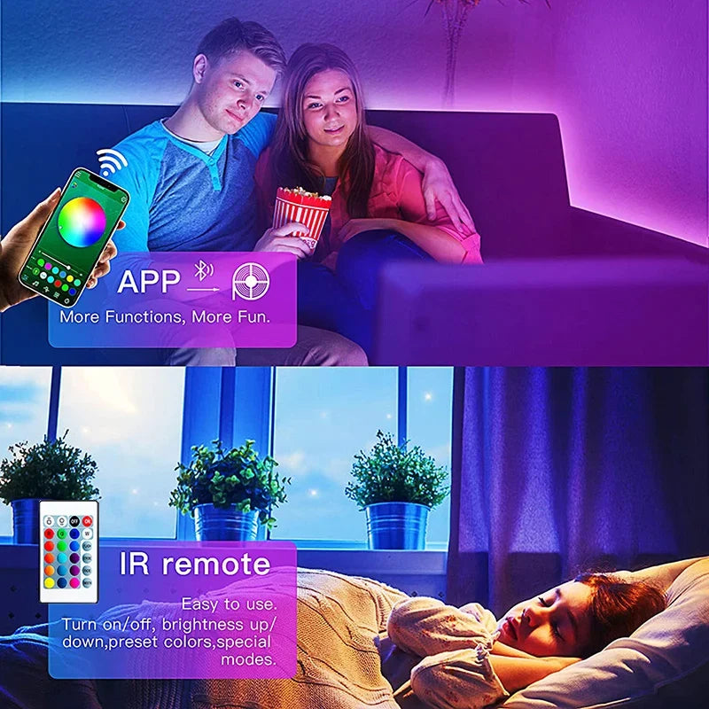 App-Controlled RGB LED TV Backlight Strip