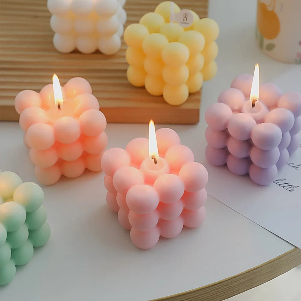 Bubble Cube Soy-Wax Candle