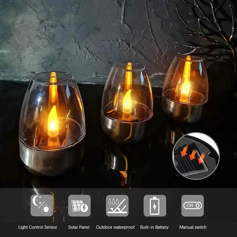 Rechargeable Solar LED Candles