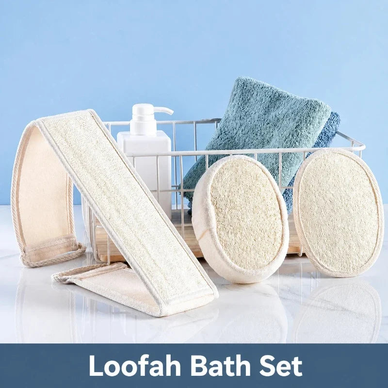 Dual-Sided Loofah Back Scrubber