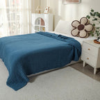 Simple Muslin Summer Blanket 100% Cotton Breathable Skin-friendly Lightweight Bed Blanket 6 Layer Couch Sofa Blankets for Throw