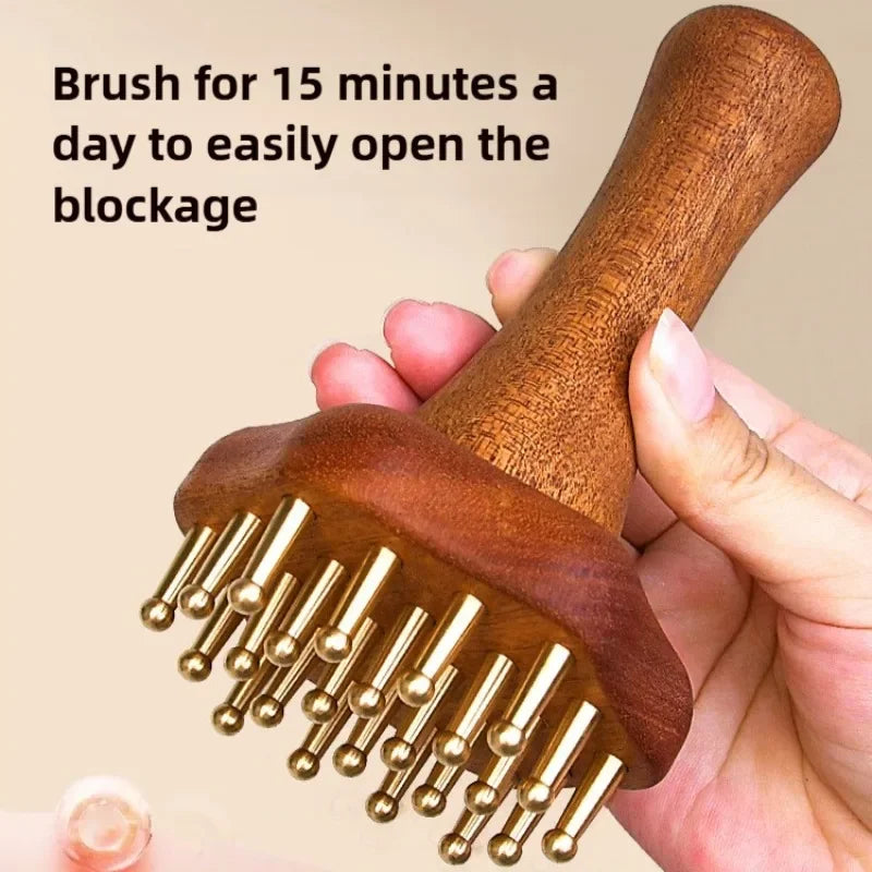 Brass Gua Sha Massage Tool