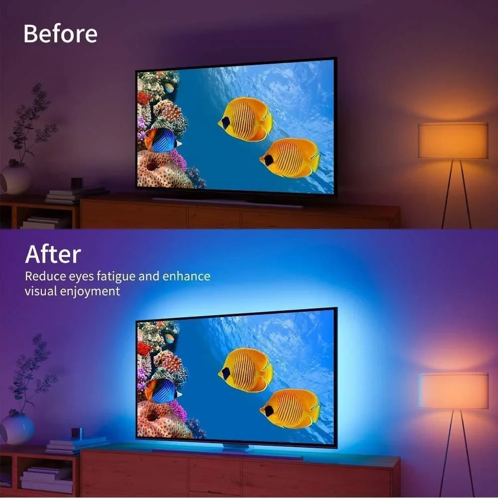 App-Controlled RGB LED TV Backlight Strip