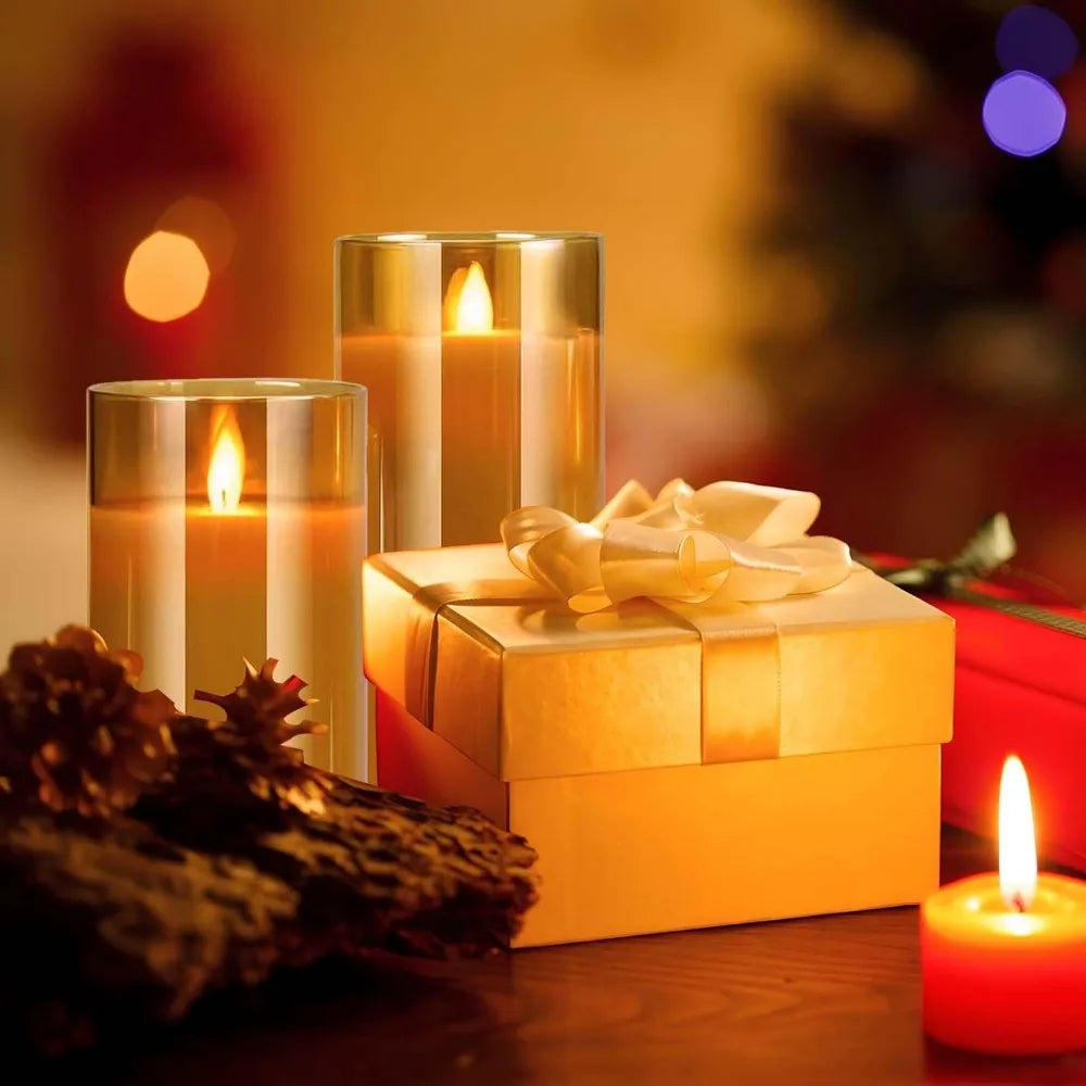 Remote-Control LED Flameless Candle Set
