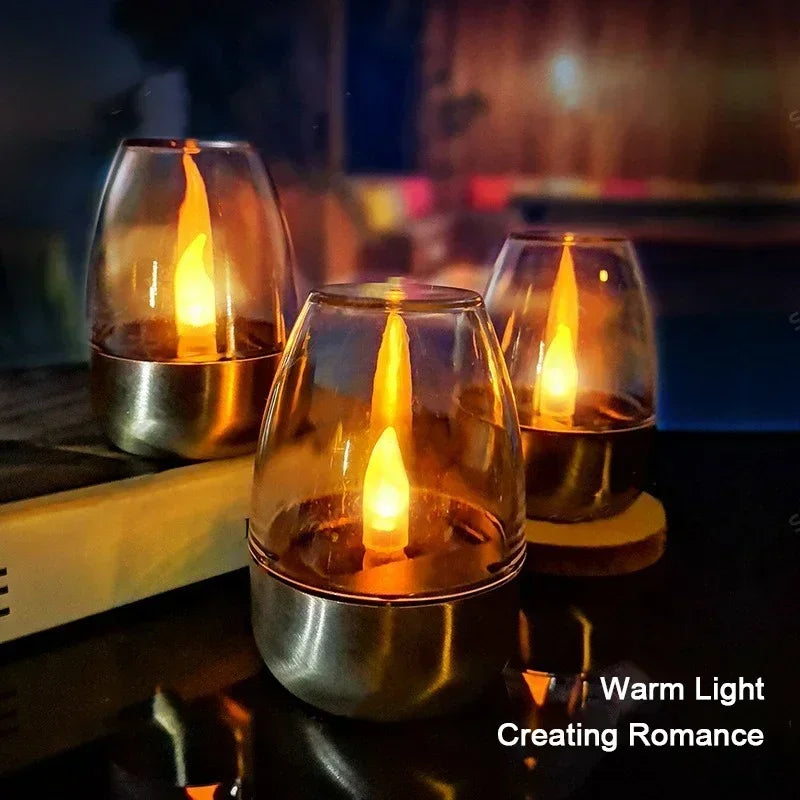 Rechargeable Solar LED Candles
