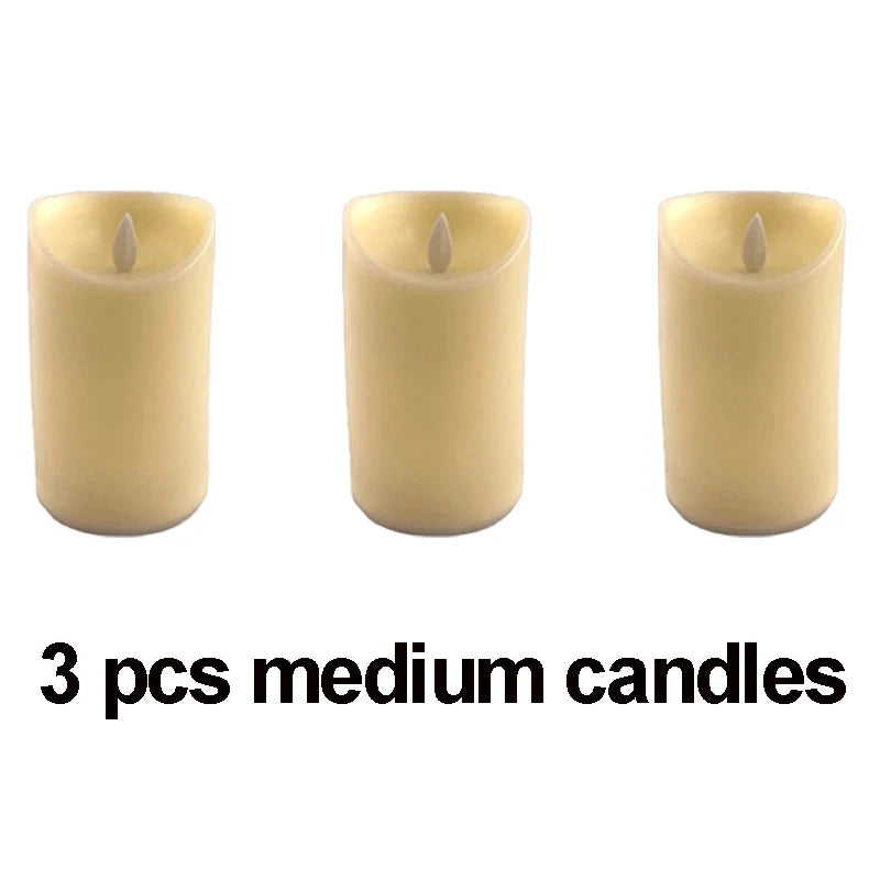 Moving-Flame LED Candles