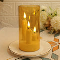 Flameless LED Taper Candles with Shades