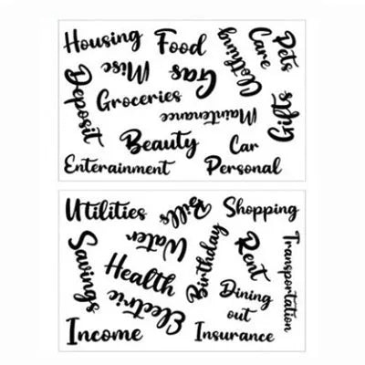A6 Budget Binder & Savings Organiser (binder options)
