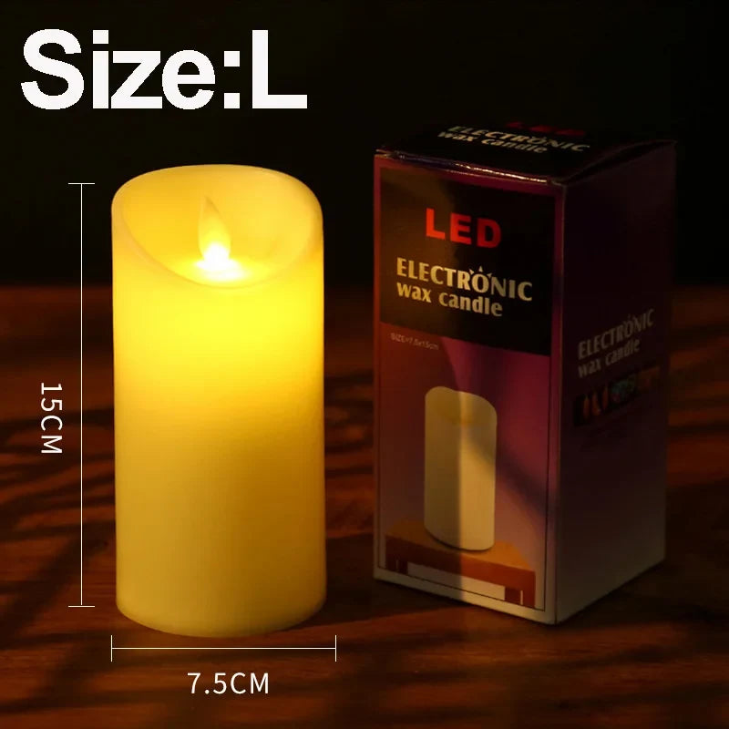 Moving-Flame LED Candles