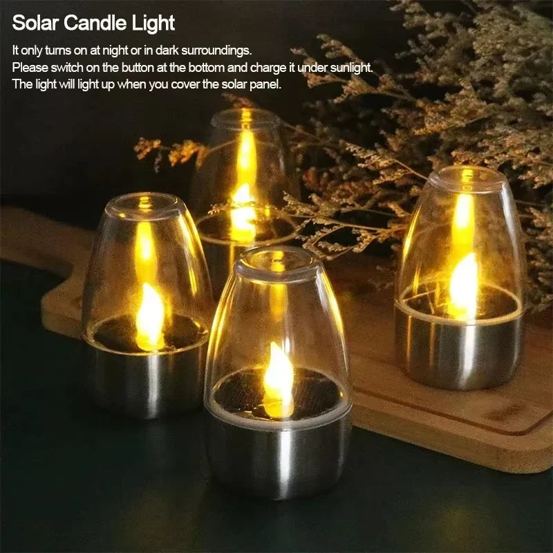 Rechargeable Solar LED Candles