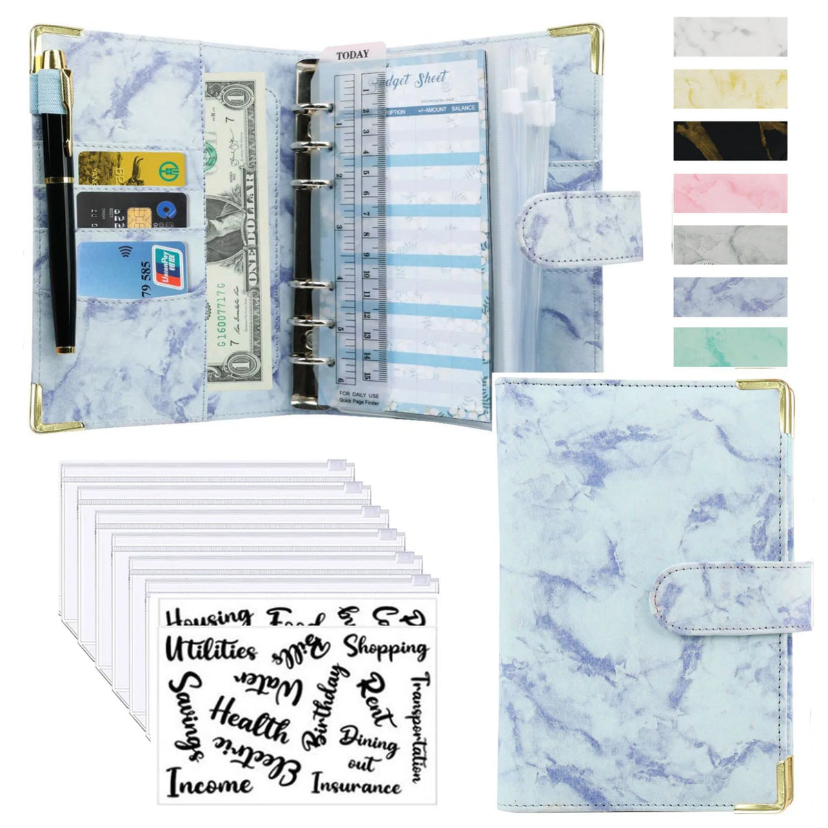 A6 Budget Binder & Savings Organiser (binder options)