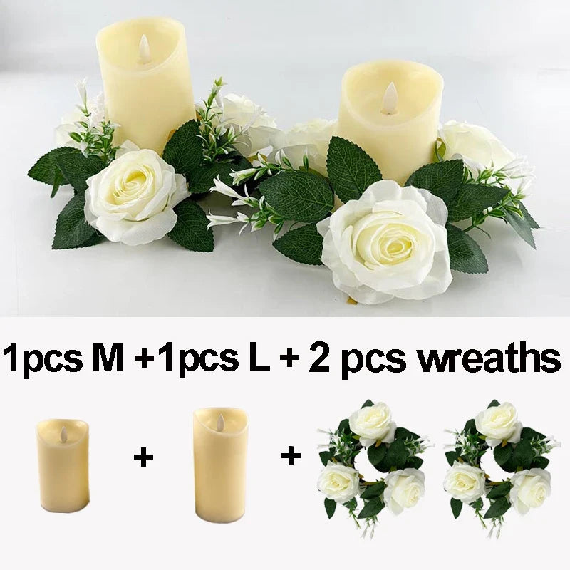 Moving-Flame LED Candles