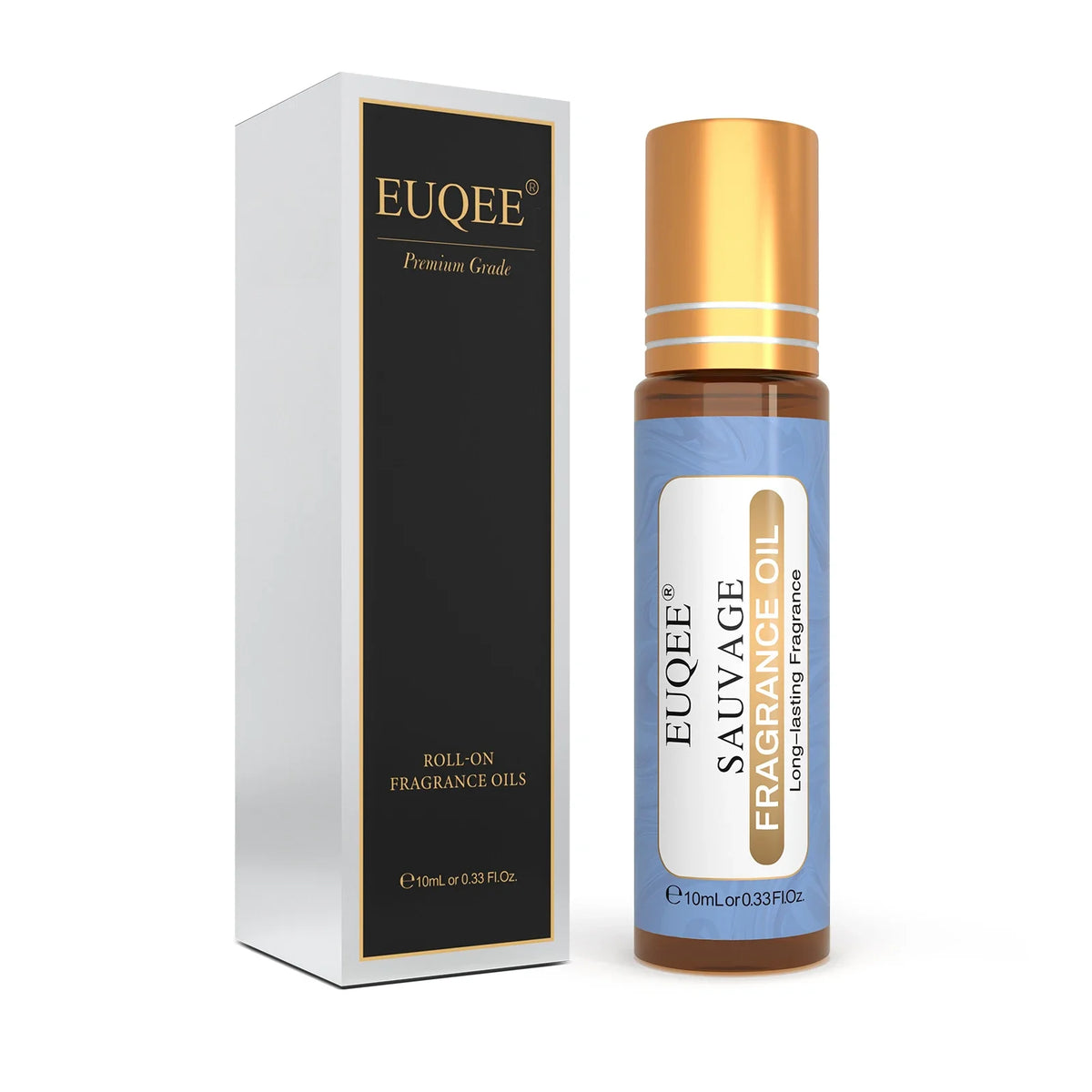 EUQEE 10ml Fragrance Oil Roll-On - Plant Based