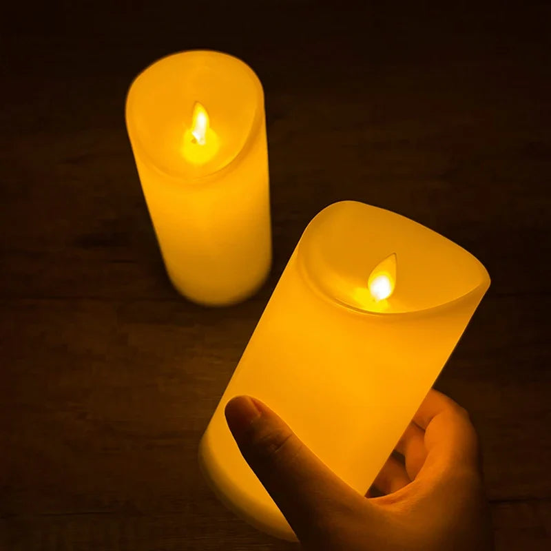 Moving-Flame LED Candles