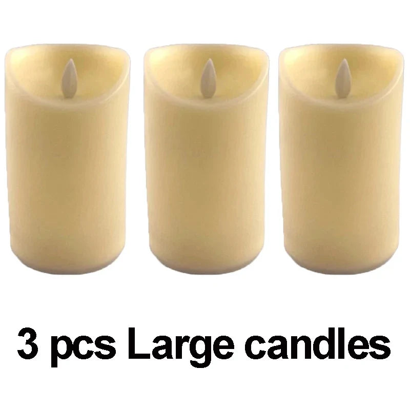 Moving-Flame LED Candles