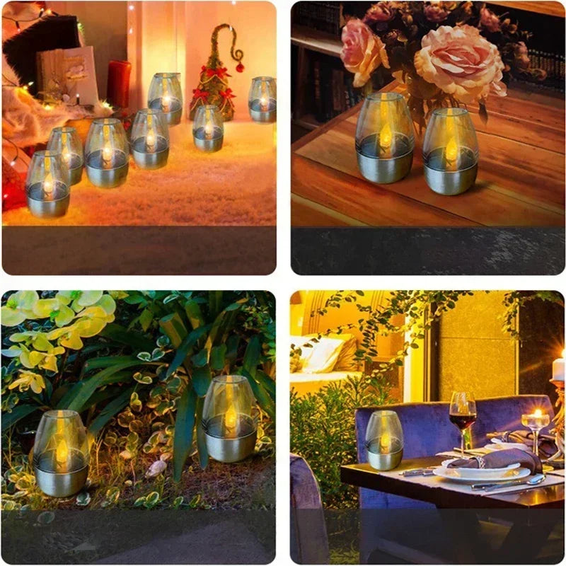 Rechargeable Solar LED Candles