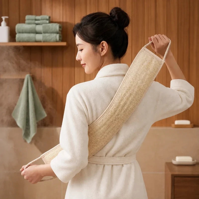 Dual-Sided Loofah Back Scrubber