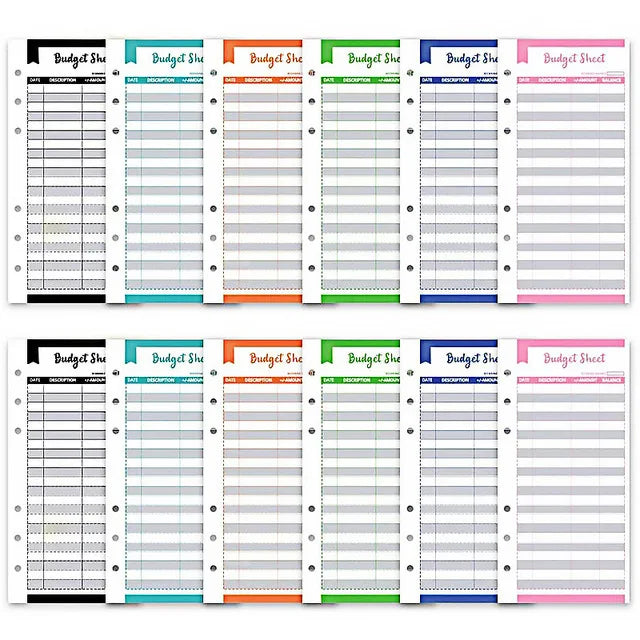 A6 Budget Binder & Savings Organiser (binder options)