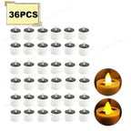 Solar LED Tea Candles (1/2/4/8/10pc options)