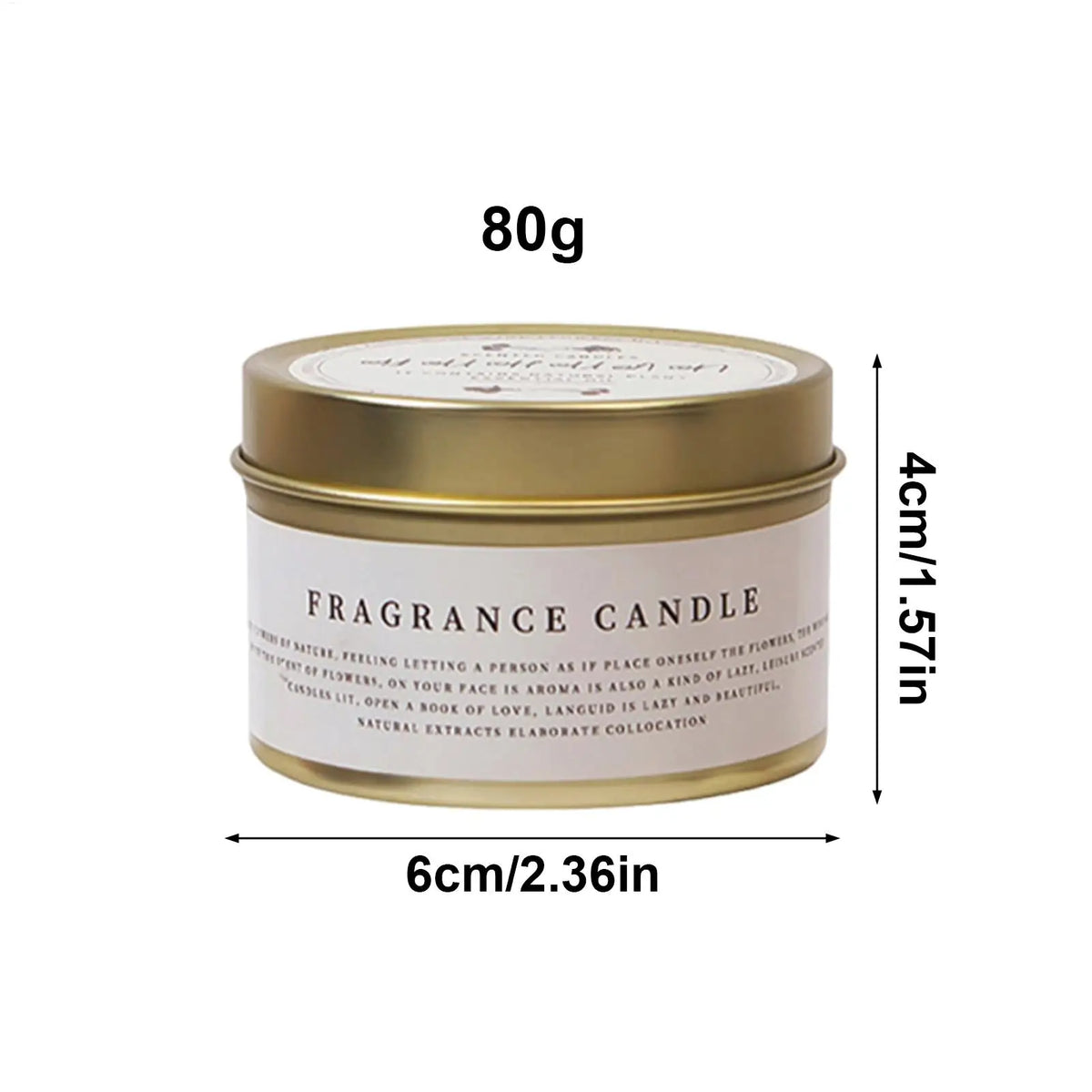 Scented Soy-Wax Candle | Compact Tin