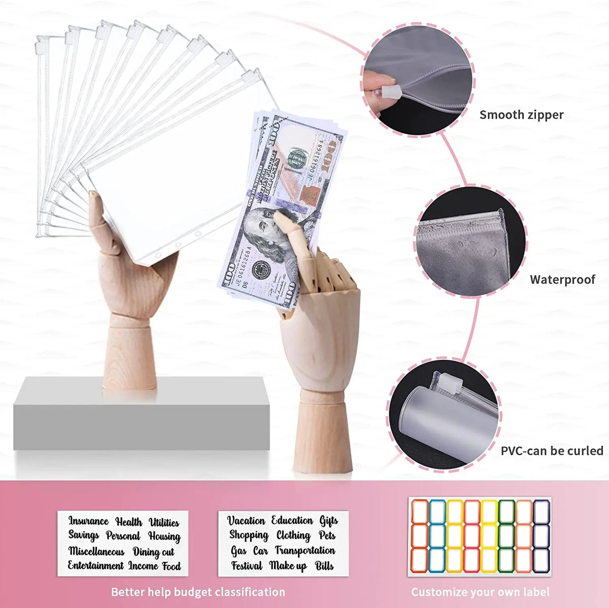 A6 Budget Binder & Savings Organiser (binder options)