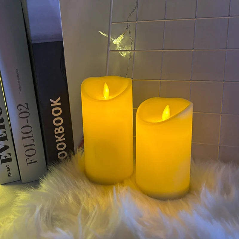 Moving-Flame LED Candles