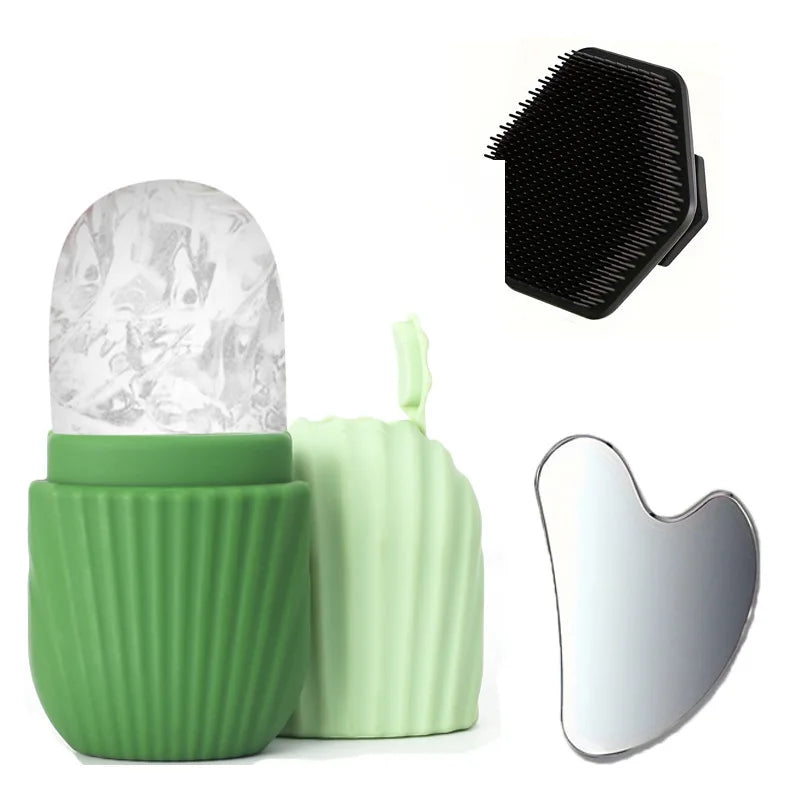 Ice Face Roller & Gua Sha Set