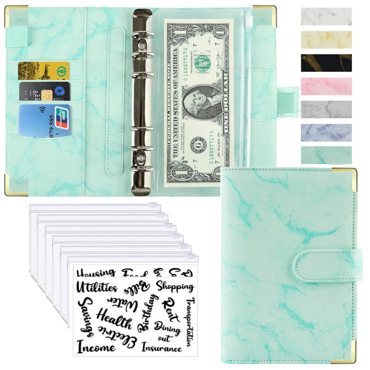 A6 Budget Binder & Savings Organiser (binder options)