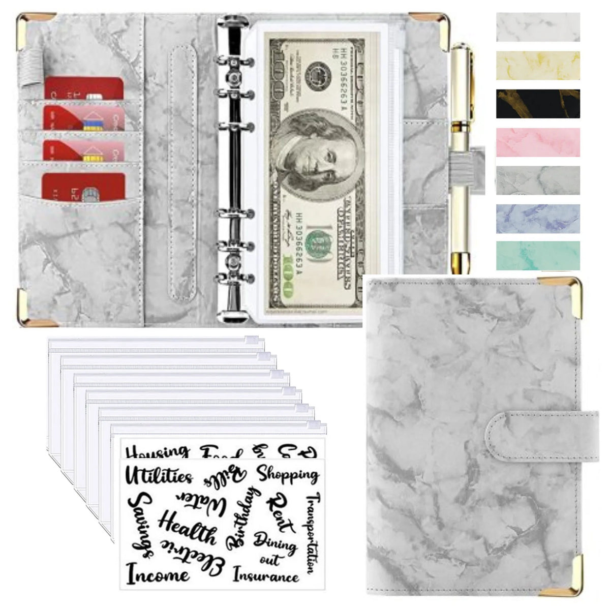 A6 Budget Binder & Savings Organiser (binder options)