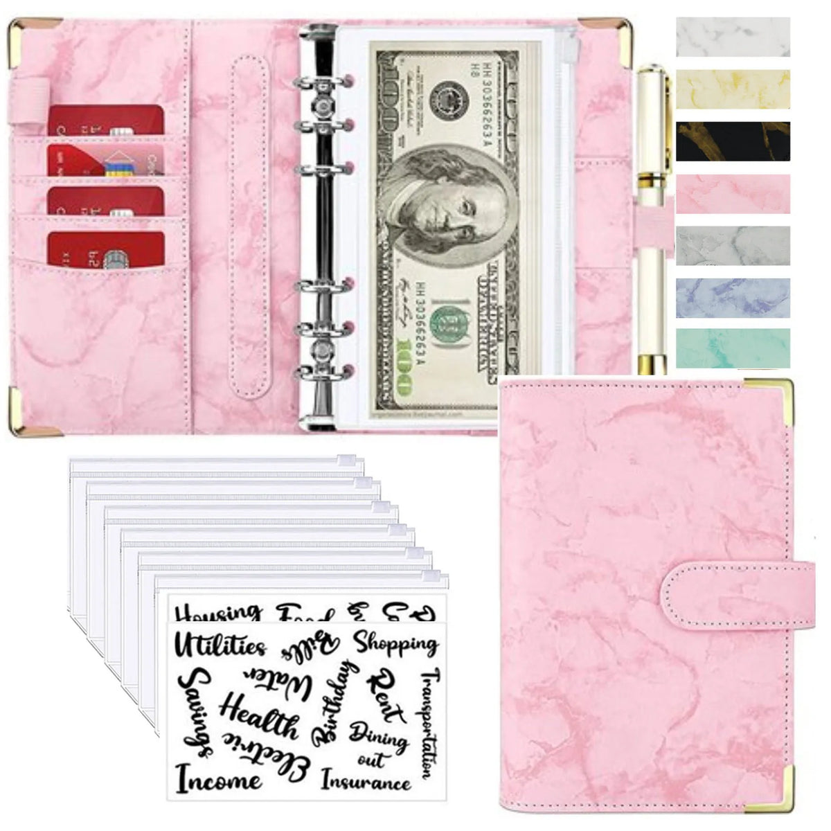 A6 Budget Binder & Savings Organiser (binder options)