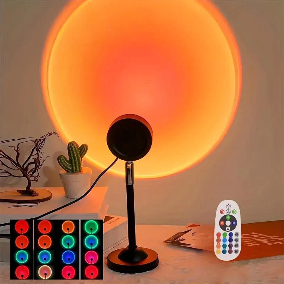 16-Colour Sunset Projector Lamp