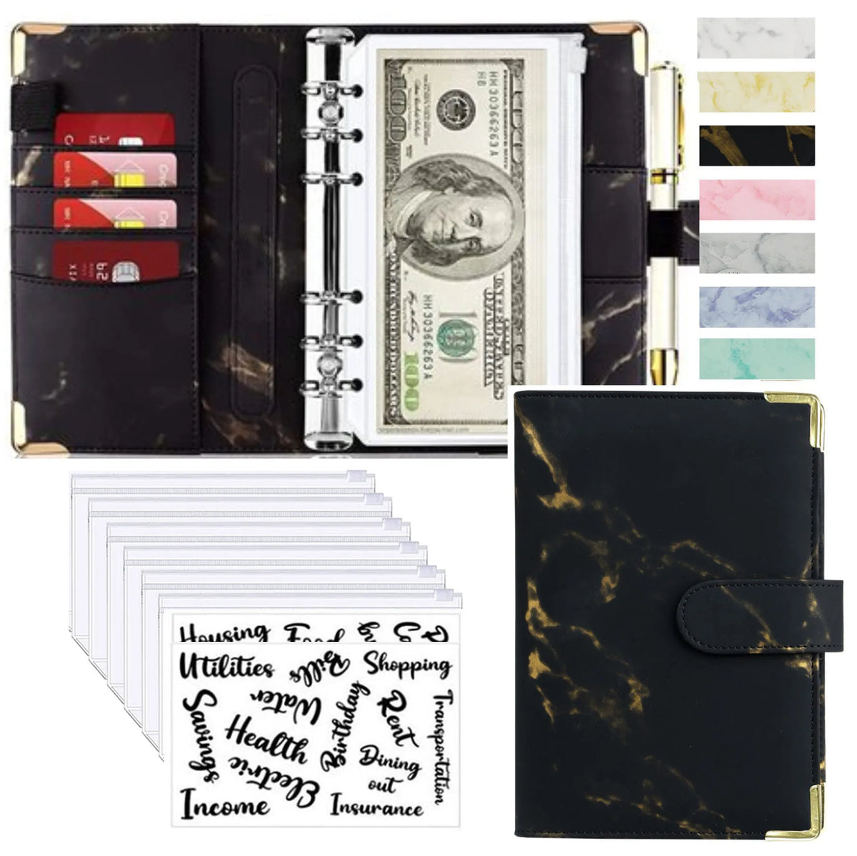 A6 Budget Binder & Savings Organiser (binder options)
