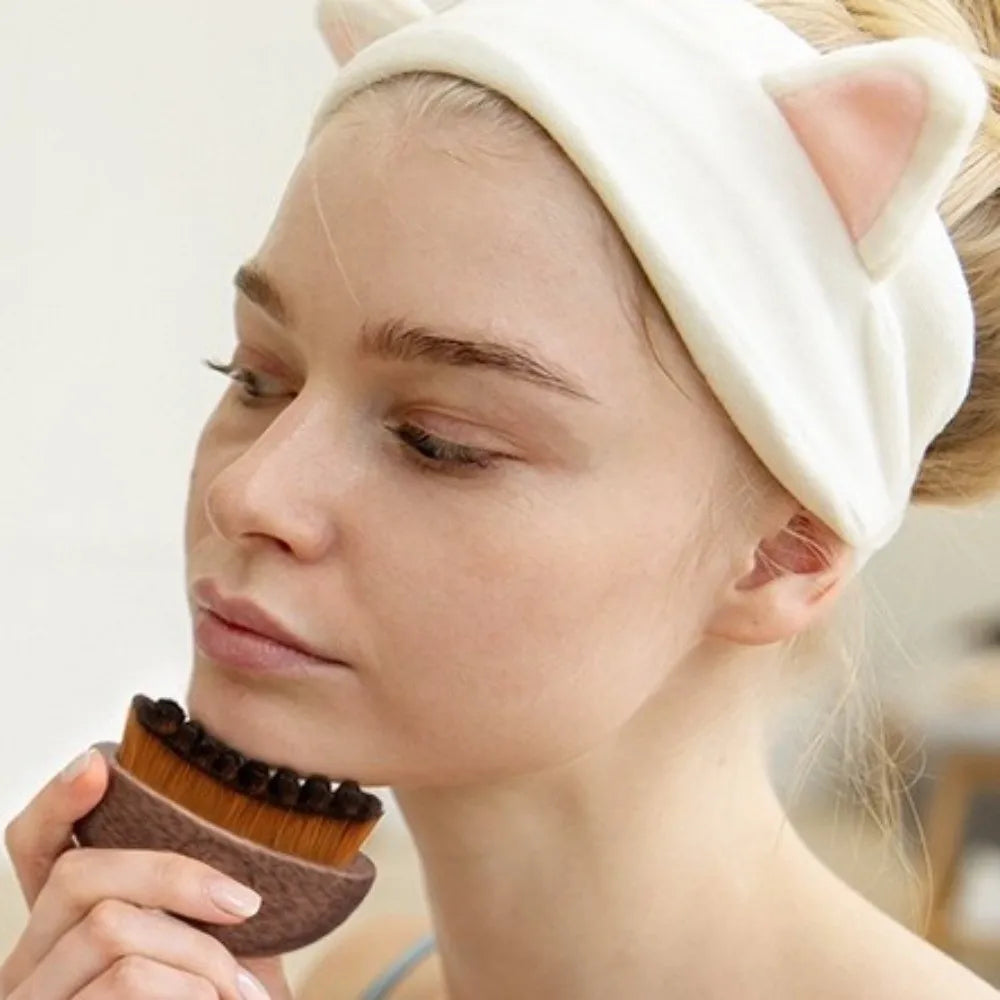 Wooden Facial Massage Brush