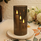 Flameless LED Taper Candles with Shades