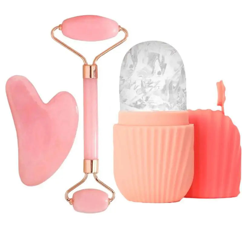 Ice Face Roller & Gua Sha Set