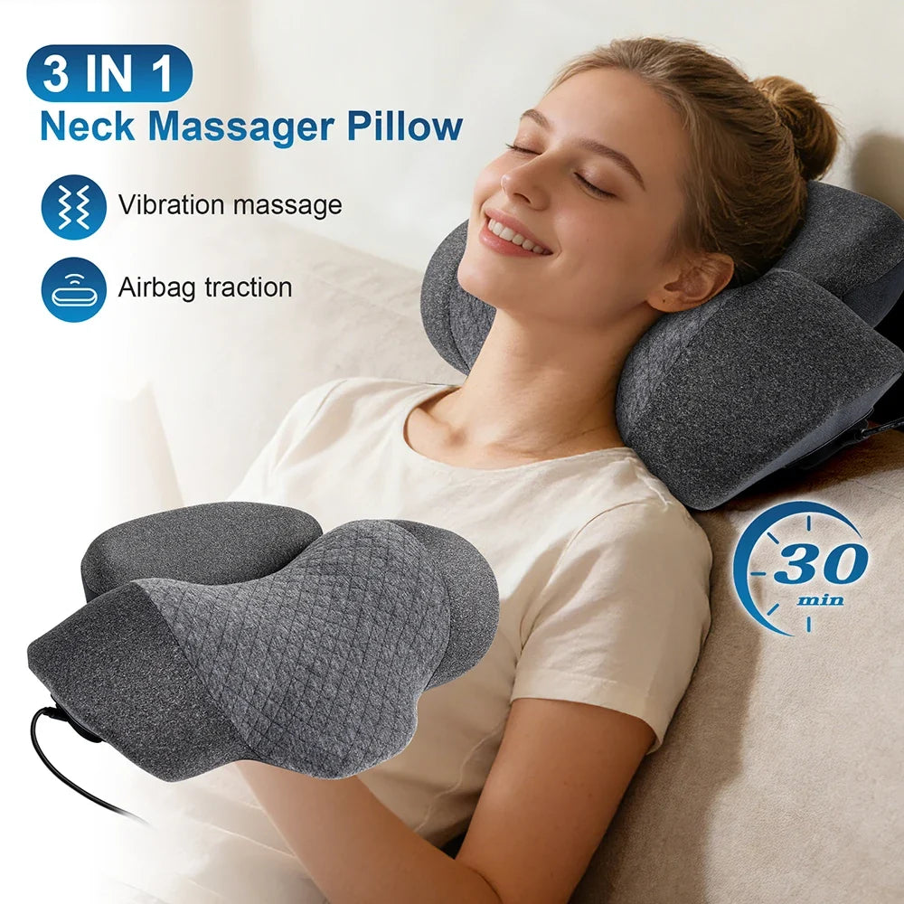 Electric Neck & Shoulder Massage Pillow