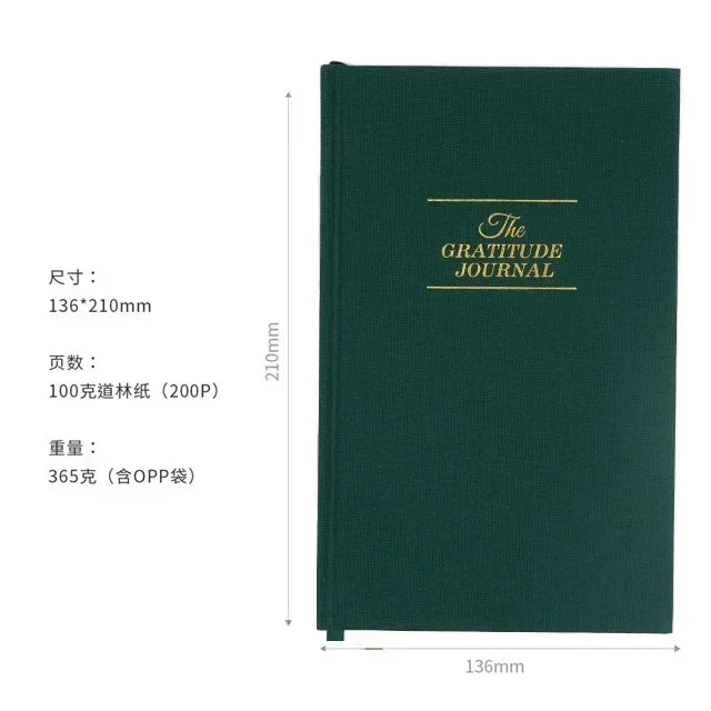 Hardcover Gratitude Journal | Daily Reflection