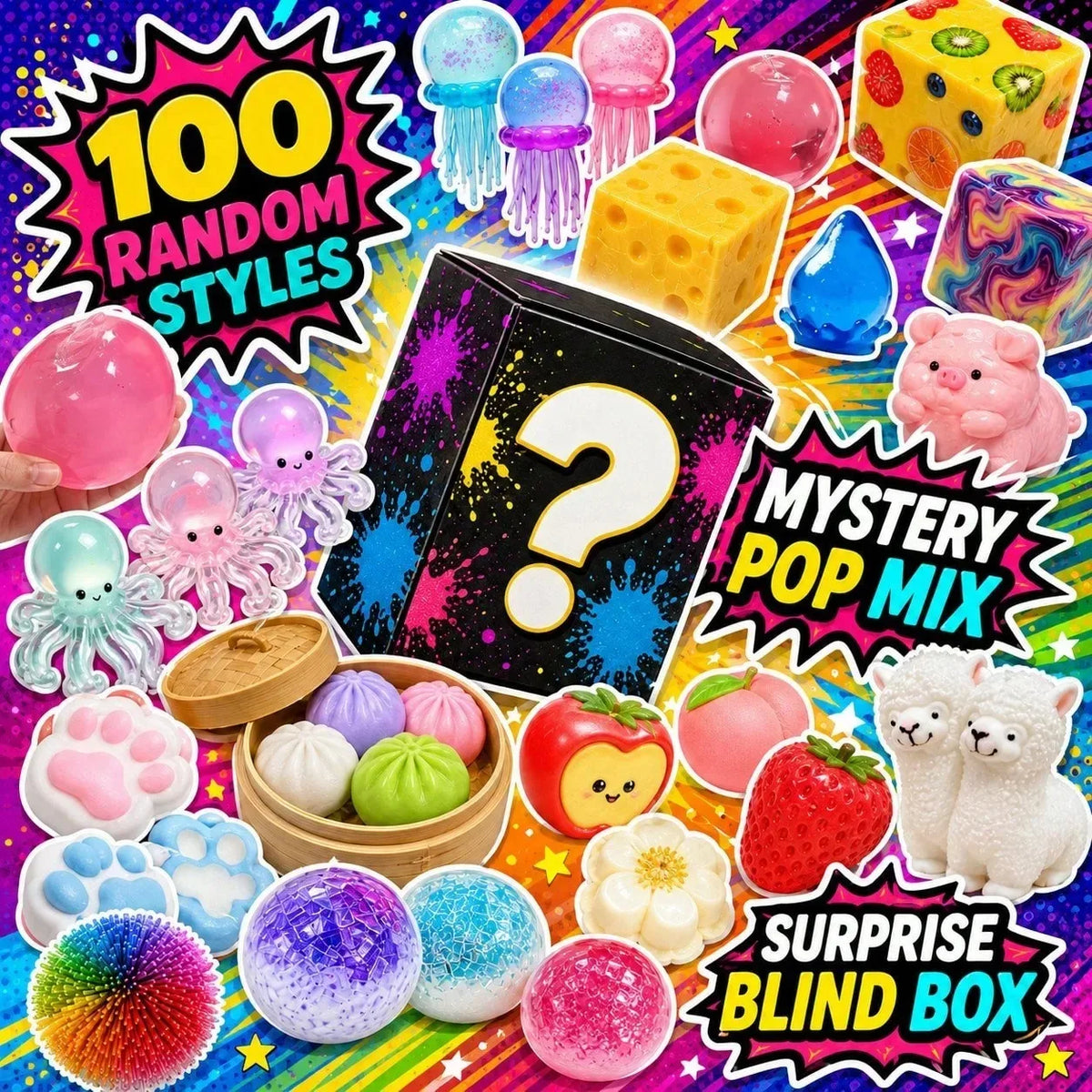 Slow-Rise Squishy Fidget Toy