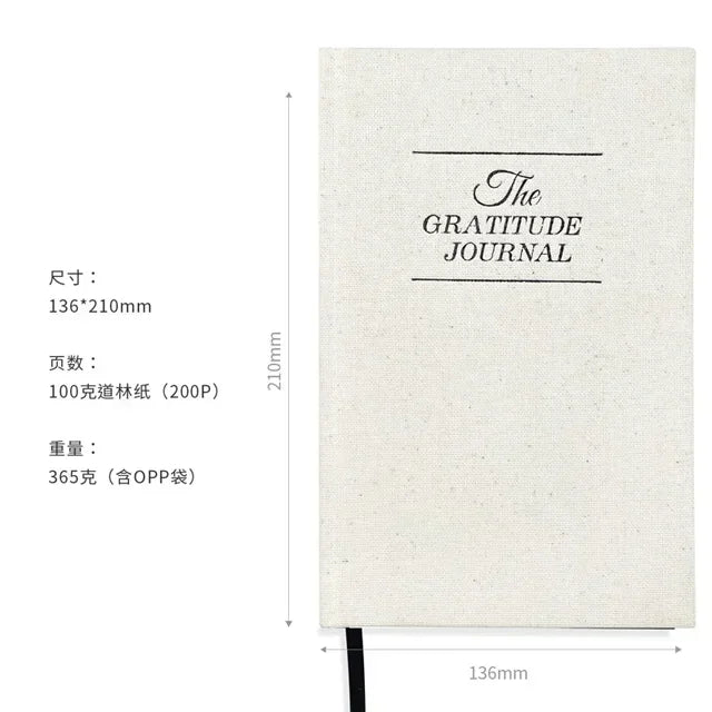 Hardcover Gratitude Journal | Daily Reflection