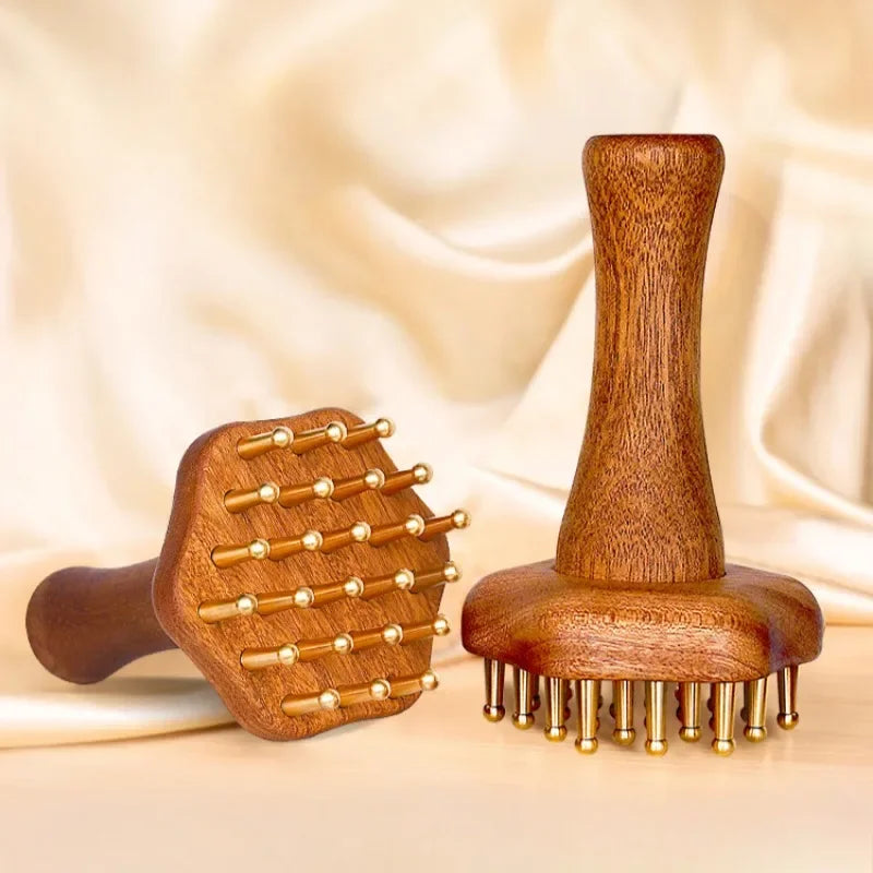 Brass Gua Sha Massage Tool