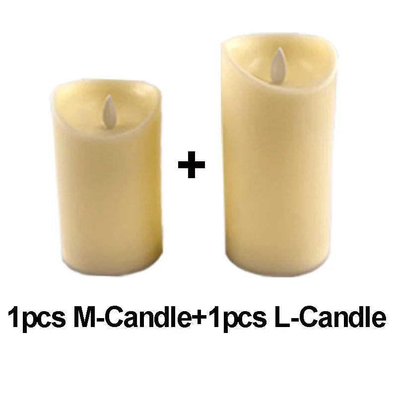 Moving-Flame LED Candles