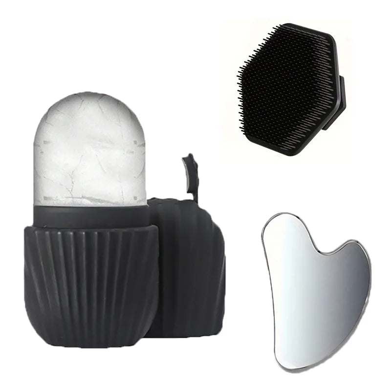 Ice Face Roller & Gua Sha Set