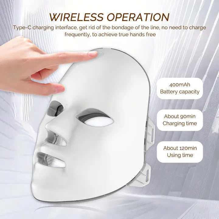Rechargeable LED Facial Mask