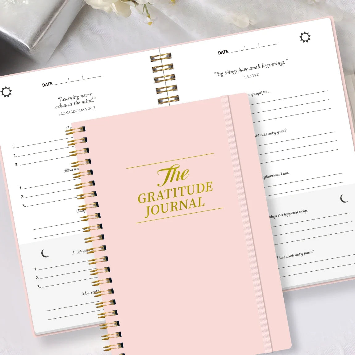 A5 Guided Gratitude Journal | Spiral Hardcover