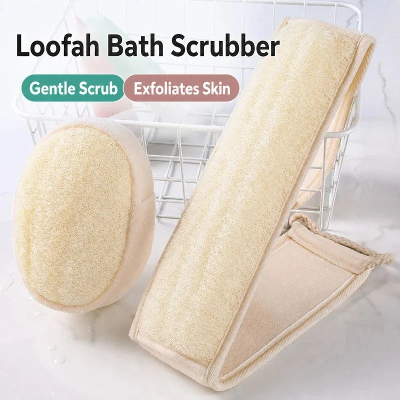 Dual-Sided Loofah Back Scrubber