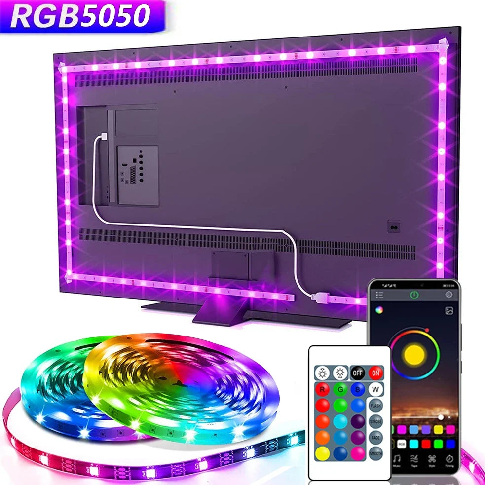 App-Controlled RGB LED TV Backlight Strip